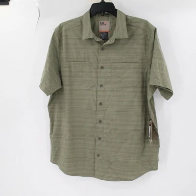 NWT 5.11 Tactical Ellis Shirt Mens Medium Short Sleeve Button Up vent-tac snap - Image 1 of 4