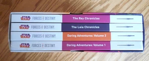 NEW  LucasFilms Disney Star Wars "Forces of Destiny" 4 Chapter-Book Box Set - Picture 1 of 6