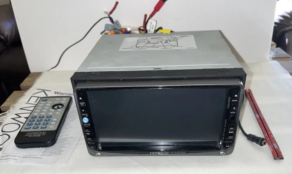 Kenwood Excelon DDX7015 CD MP3 DVD Touch Screen Radio Stereo Receiver W/ Remote - Image 1 of 4