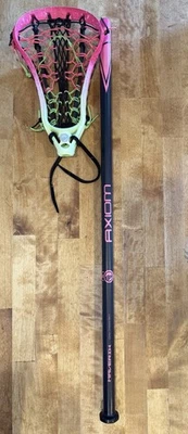 Womens Lacrosse Stick Maverik Axiom Watermelon Carbon Composite, Bag, 2x Goggles - Image 1 of 4