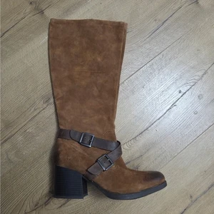 Neu ohne Karton B.O.C. Dakota hohe kniehohe Blockabsatz abgenutzte Wildlederreitstiefel 9,5 - Bild 1 von 9