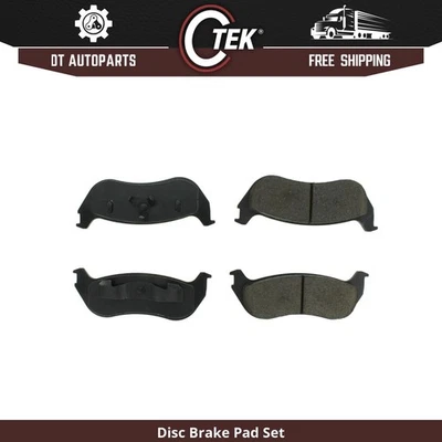 Para Mercury Mountaineer 2002-2005 | Pastillas de freno de disco traseras centradas | Semimetálicas Foto 1 de 4