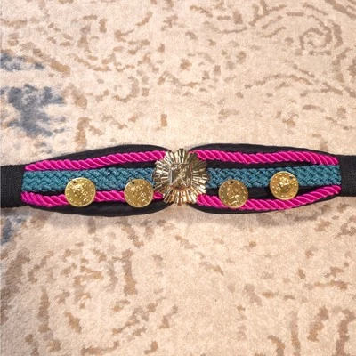 Vintage Unbranded Hobo Gypsy Boho Braided Belt - Image 1 of 4