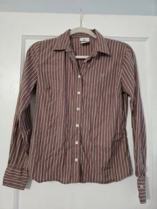Vintage Damen Lacoste Hemd gestreift Größe 34 XS - Bild 1 von 4
