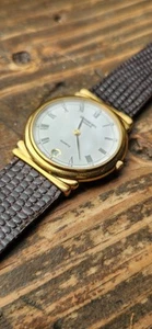 Orologio da polso svizzero Raymond Weil 5515 placcato oro 18 carati unisex numero romano unisex - Foto 1 di 13