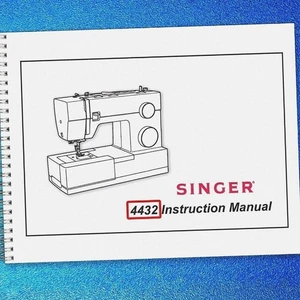 SINGER HEAVY DUTY 4432 Sewing Machine User Instruction Manual, TOUGH COIL BINDER - Imagen 1 de 5