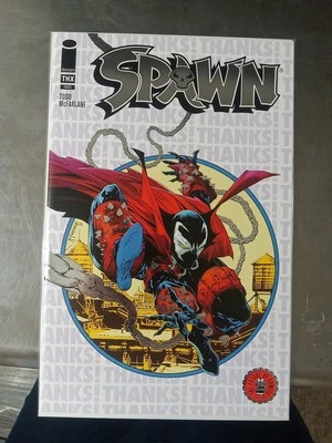 SPAWN THX - (NM/M) by Image Comics, silver foil, Homage to ASM 300 rare HTF - Image 1 of 4