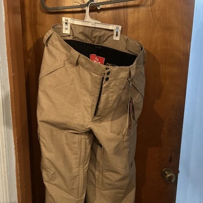 Pantalones de tabla de esquí de nieve Marker talla L beige aislado entrante Dermizax  Foto 1 de 4