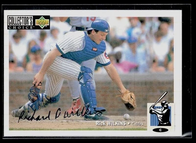 Rick Wilkins 1994 Collector's Choice Silver Signature #297 Chicago Cubs - Image 1 of 2