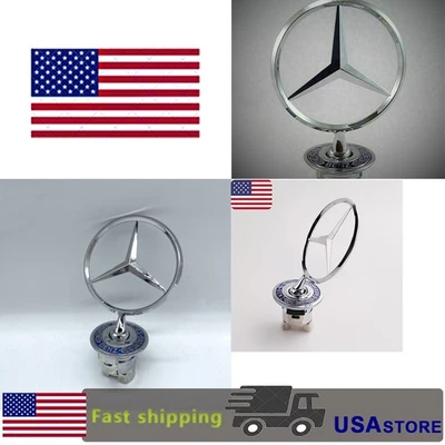 E300 E320 E500 C230 C280 CLK320 S500 Emblem.Front Hood  Fits For Mercedes-Benz  - Image 1 of 4