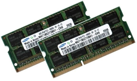 2x 4GB 8GB DDR3 1333 RAM für Samsung R430 R530 Notebook SAMSUNG PC3-10600S - Bild 1 von 1