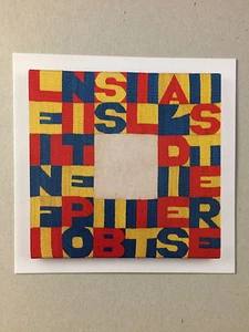 ALIGHIERO BOETTI, Private view invitation card, Ben Brown gallery, London, 2016 - Picture 1 of 2