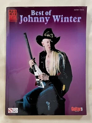 JOHNNY WINTER Songbook 13 Songs The Blues Guitar Hal Leonard 144 Pages - Image 1 of 4