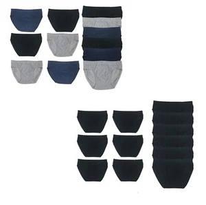 6PK Men's Brief Underwear Cotton Blend Slips Briefs Under Pants Underwear S-5XL - Picture 1 of 13