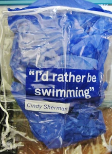 FAMED ARTIST CINDY SHERMAN POOL FLOAT RAFT & SUMMERTIME SWIM TOTE - Picture 1 of 9