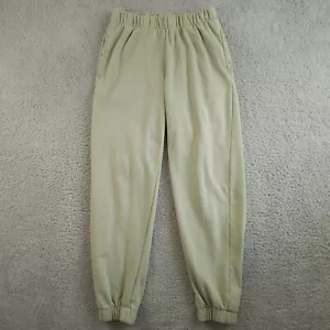 John Galt Sweatpants Womens One Size OS Green Rosa Fleece Jogger Pull On Lounge - Picture 1 of 13