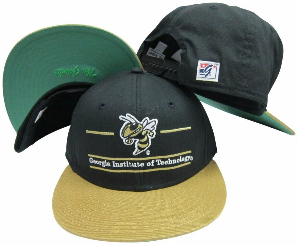 The Game Vintage Clásico Barra Dividida Georgia Tech Chaquetas Amarillas Snapback Sombrero/Gorra Foto 1 de 1