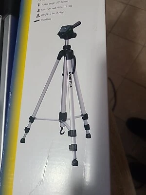  CAMERA TRIPOD  Vista Explorer 60” FLUID HEAD & BAG - Image 1 of 4