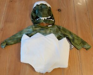 New Pottery Barn Kids BABY DINOSAUR WITH EGG Costume Infant Toddler 12-24 Months