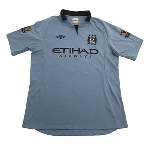 Umbro 42 Medium Manchester City 2011 2012 Kun Aguero #16 Fußball Trikot Football - Bild 1 von 15