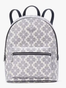 Kate Spade Signature Spade Flower Medium Backpack Dark Navy Multi - Picture 1 of 9