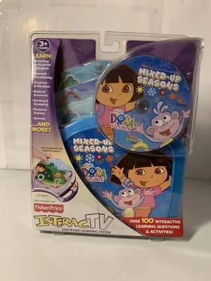 Fisher Price Interac TV - Go Tico Go! Dora the Explorer DVD Learning Used - Image 1 of 4