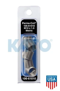 M10X1.0 Thread Repair Pack Perma-Coil 106-61010 (6 Insert) Helicoil 5542-10 - Picture 1 of 1