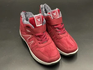 Women's Lightweight Casual Sneakers - Solid Color, Non-Slip Rubber Sole, Warm Fl - Picture 1 of 8