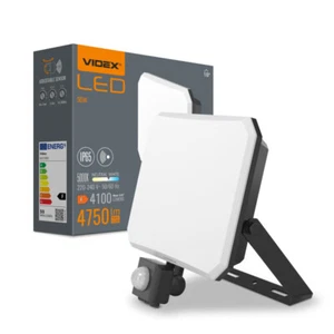 LED Fluter Außen Strahler mit Bewegungsmelder VIDEX 50W 5000K Scheinwerfer IP65 - Bild 1 von 8