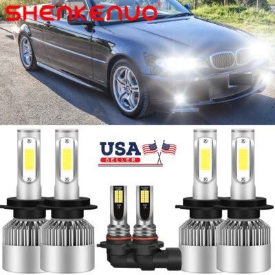 Kit de bombillas antiniebla faros 6x 6000K LED para BMW 330Ci 325Ci 2001-2006 Foto 1 de 4