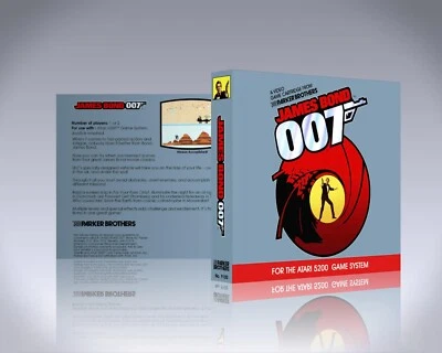 Atari 5200 Case - NO GAME - James Bond 007 - Image 1 of 3
