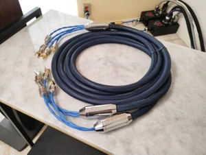 Siltech Classic Anniversary 770L Speaker Cable banana plug Connector 2.5m Tested - Picture 1 of 4