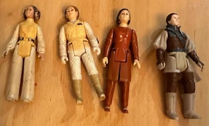 Lot of 4 - Vintage Star Wars Action Figures Princess Leia 1977, 2 x 1980, 1983 - Picture 1 of 2