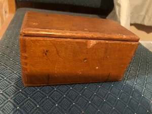 Sewing Machine Oak Puzzle Box w/Accessories Attachments Parts Patent 1889 Singer - Picture 1 of 12