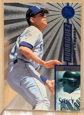 1997 SELECT COMPANY #53 Alex Rodriguez RARE ETCHED FOIL SILVER PARALLEL - Image 1 of 2