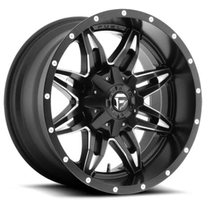 17x9 -12 Fuel 1PC D567 Lethal 6x135,6x5.5 Matte Black Milled Wheels (Set of 4) - Picture 1 of 1
