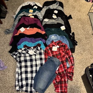 Lot 24 XS Isabel Maternity Clothing Dresses Long Short Sleeve Jeggings #2 - Picture 1 of 24
