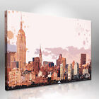 Skyline New York Pop Art Bild auf Leinwand Kunst Bilder Wandbilder Modern D0741