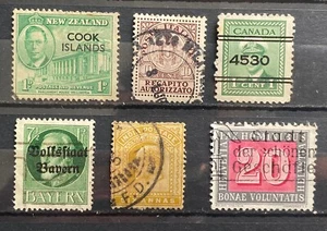 World 6 Good Stamps MH, Used Good Cat. Value 33M214 - Picture 1 of 7