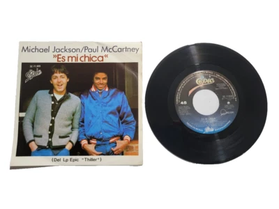 Paul McCartney / Michael Jackson The girl is mine 1982 Mexico Single 45 rpm - Image 1 of 4