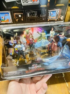 NEW SEALED Disney Store Excl. Marvel Dr Strange Multiverse 9 Figures Damaged Box - Picture 1 of 8