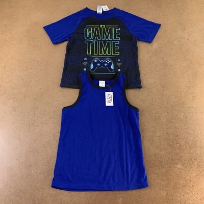 Juego Top Pijama The Children's Place Niños Talla Pequeña 5/6 Azul 2 Piezas Nuevo con Etiquetas Foto 1 de 4