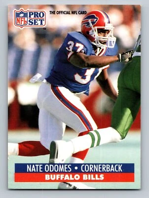 1991 Pro Set #80 Nate Odomes   Buffalo Bills - Image 1 of 2