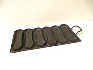 Vintage Tin Metal 6 slots Candy Chocolate Mold - Picture 1 of 4