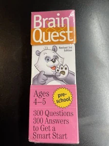 Brain Quest Preschool Ages 4-5 Revised 3rd Edition 300 Questions and Answers - Picture 1 of 6