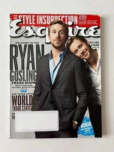 RYAN GOSLING FREAK SHOW * DANIELA RUAH September 2011 ESQUIRE MAGAZINE 9/11 WTC - Imagen 1 de 11
