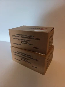500 Thermal Shipping Labels 4 x 6 Half Sheets Blank Self Adhesive - Picture 1 of 2