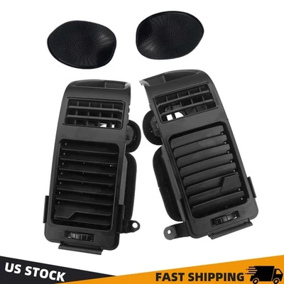 New 1 Pair Front Black Air AC Vent Grille for Nissan TITAN 04-15 Armada 05-06 Foto 1 de 4