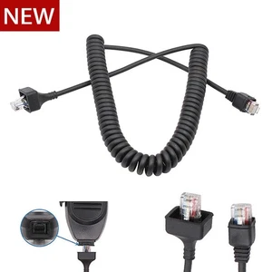 Cable de micrófono 8 pines para Kenwood TK-768 TK-780G TK-785 TK-7150 TK-7160 TK-7180 - Imagen 1 de 3