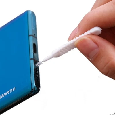 Ecouvillons Goupillons de Nettoyage pour Port de Charge Smartphone Tablette PC - Photo 1/4
